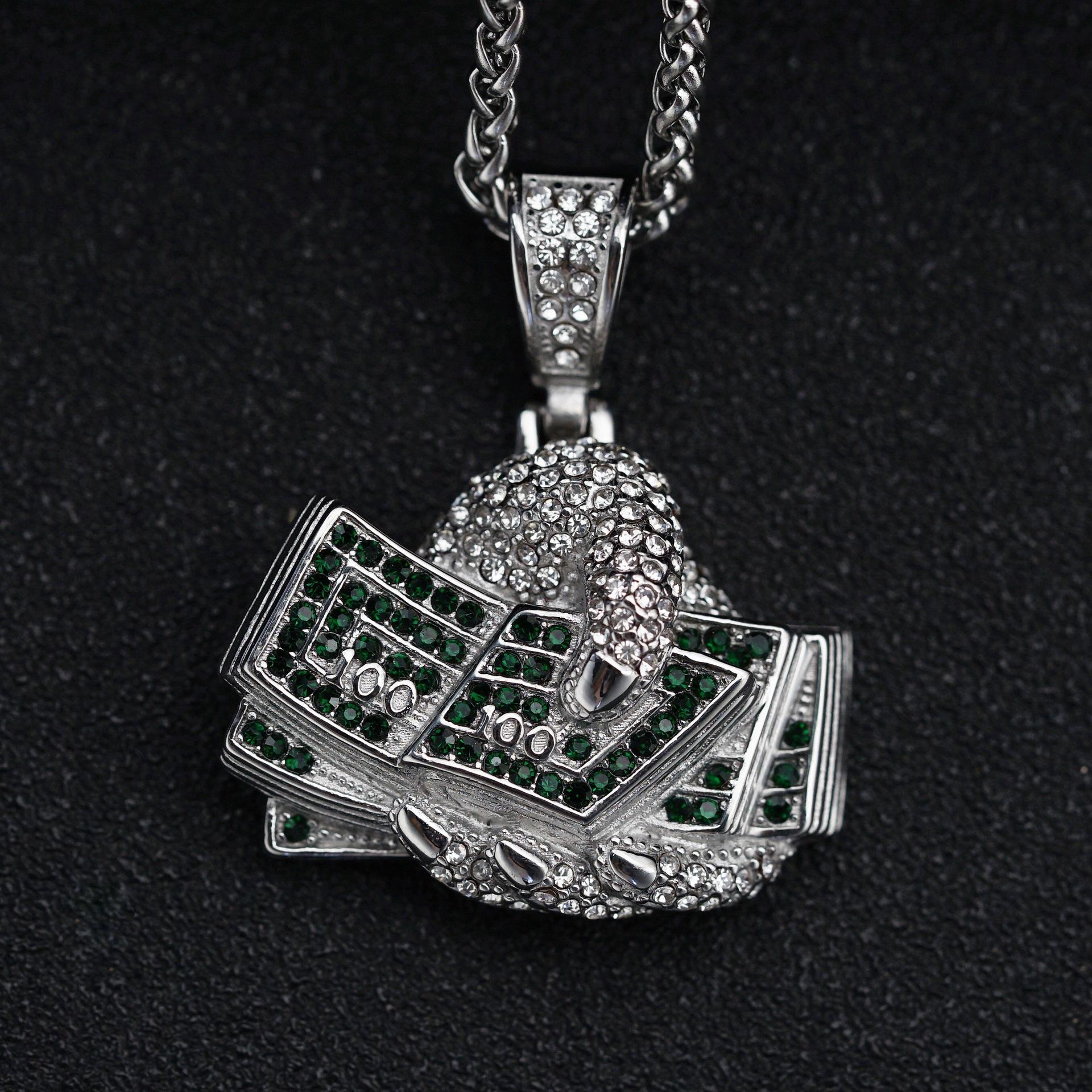 จี้เงินเดี่ยวไม่มีโซ่