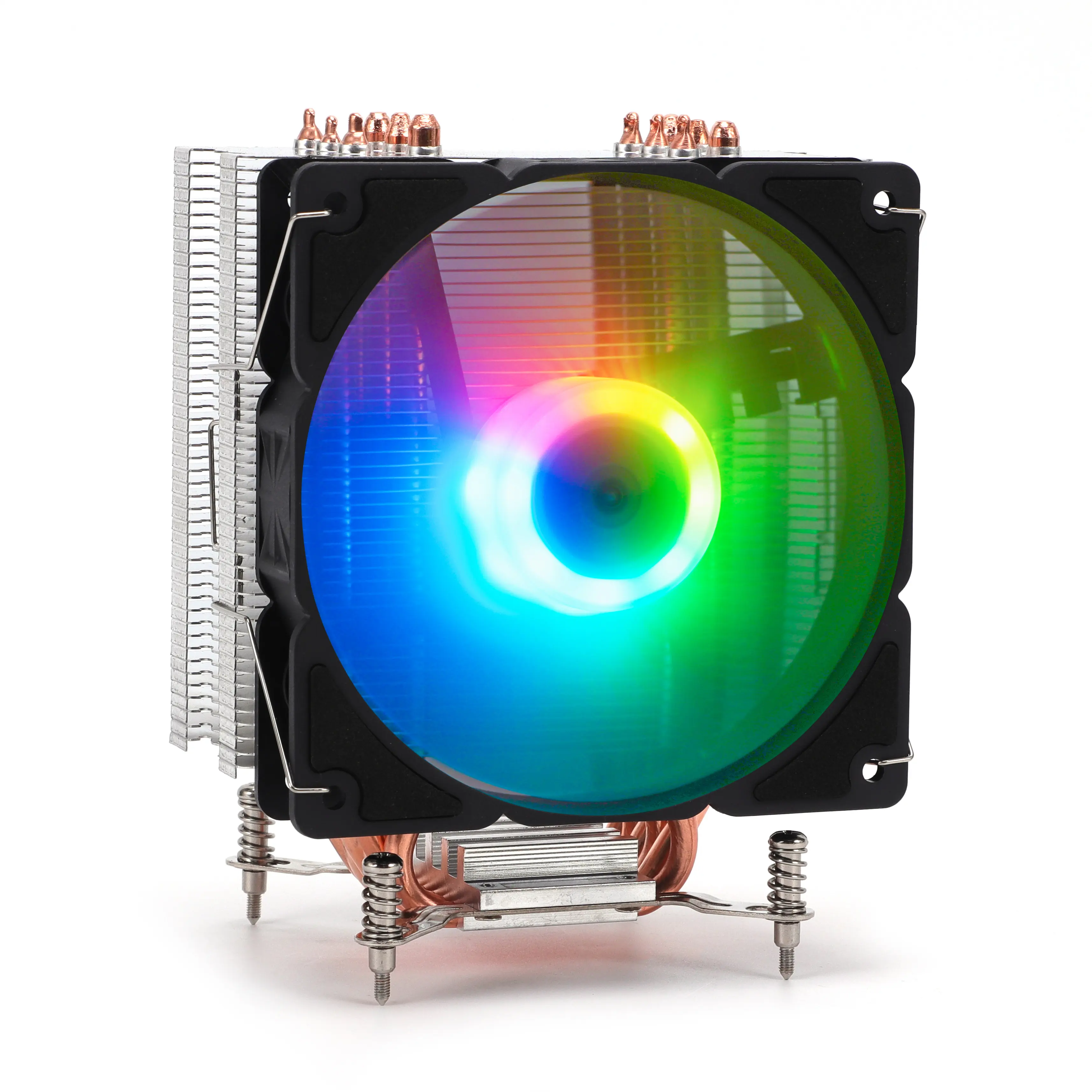 6 tubi di calore in rame ARGB CPU raffreddatore aria con ventole 120mm per Intel LGA 1151/1150/1155 2 4 AM5/AM4