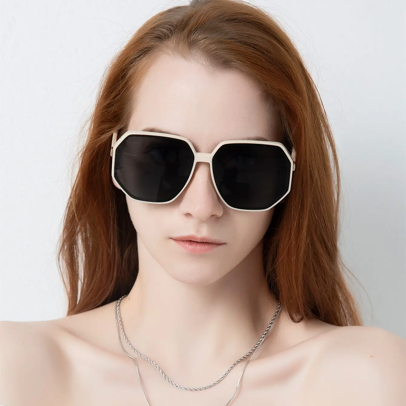 Occhiali DL vendita calda occhiali da sole rettangolari color oro con montatura in acetato bandwagon square shades occhiali da sole personalizzati