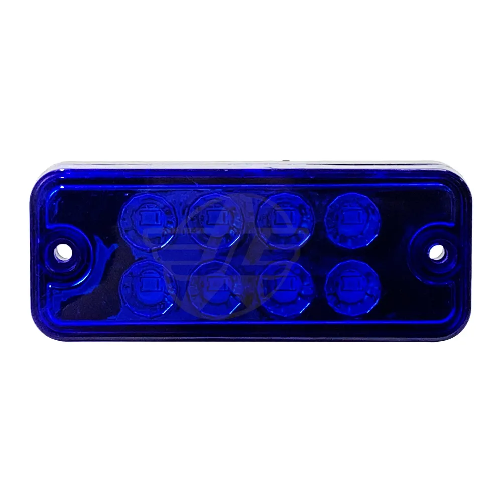 Nuovo stile 12v 24v universale Led blu luci di posizione laterali per autocarro luce di segnalazione per rimorchio trattore