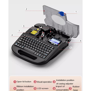 Line Mark Printer Cable ID Printer Electronic Lettering Machine PVC Tube Printer Wire Mark Machine - Product Image 4
