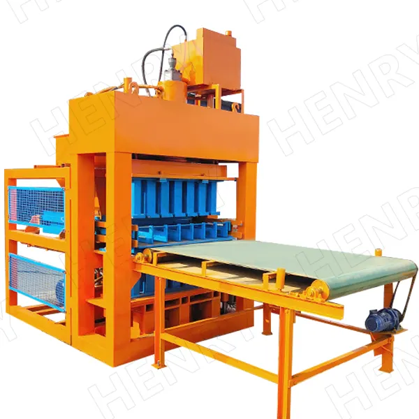 Hr7-10 Fully Automatic Compressed Interlocking Brick Making Machine in Dubai