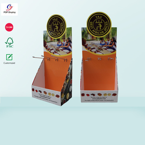 Картонный бумажный столик с логотипом на заказ - Product Image 3