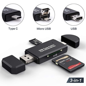 SD-Kartenleser USB C-Kartenleser 3-in-1-USB2.0 TF/Mirco SD-Smart-Speicher kartenleser Typ C OTG-Flash-Laufwerk-Kartenleser adapter - Product Image 2