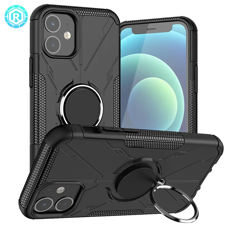 Nieuwe Ontwerp Luxe Nieuwste Mobiele Accessoires Kleurrijke Back Cover Voor Iphone 12 Mini Kickstand Mobiele Telefoon