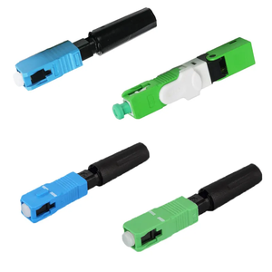หัวต่อเร็ว FTTH SC APC UPC ใยแก้วนำแสงขั้วต่อเร็วผ่านการทดสอบที่อุณหภูมิต่ำและสูง - Product Image 1