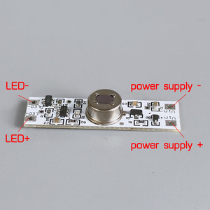 Interruptor de Sensor de movimiento PIR 5V 12V 24V Sensor de movimiento DC Detector de movimiento Activación Interruptor automático Tira de LED Encendido/Apagado