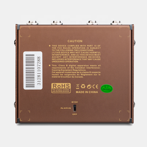 JOYO R-Series เอฟเฟคกีต้าร์ R-09 Vision,เอฟเฟคกีต้าร์แบบมัลติเอฟเฟ็กต์เก้าแบบแป้นปรับสัญญาณสองช่องสัญญาณรองรับอินพุตและเอาต์พุตสเตอริโอ