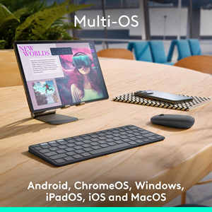 Original para Logitech Keys-to-GO 2 portátil para teclado de tableta Bluetooth cubierta incorporada teclado inalámbrico compacto USB delgado para - Product Image 5