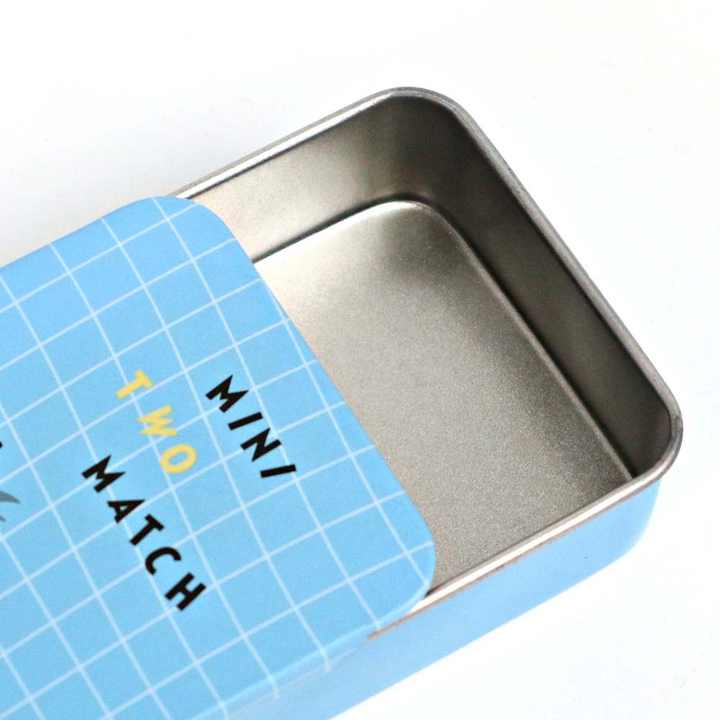 Rectangular Slide Cover Metal Tin Box Strong Metal Mint Tins with Slide Lid for Candy for Food Storage