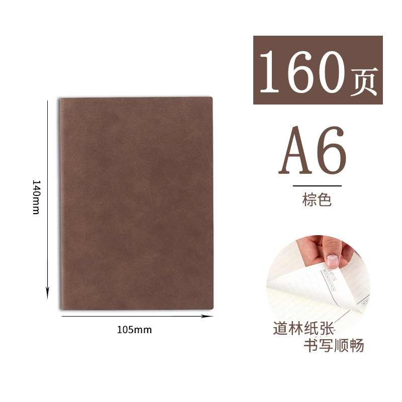 A6-marrone 160 pagine