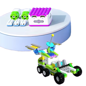 Juego de Robot de codificación interactiva ICQbot, Kit WEDO2.0 con bloques de construcción de engranajes, juguete electrónico para que los niños construyan robots remotos de control - Product Image 5