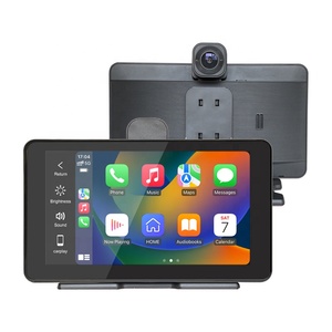 7 Inch 2K Wireless CarPlay <strong>Monitor</strong> Bluetooth Portable ISDB-T Japan Android Auto Mirror Link 2.5 D Dash Camera TV Navigation