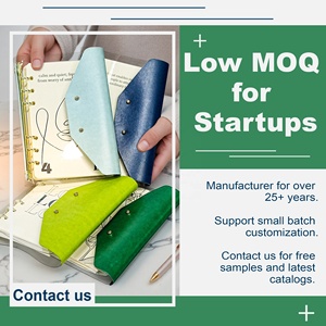 Nuovo design ECO friendly logo personalizzato journal pu leather snap button organizer PVC cover binder notebook