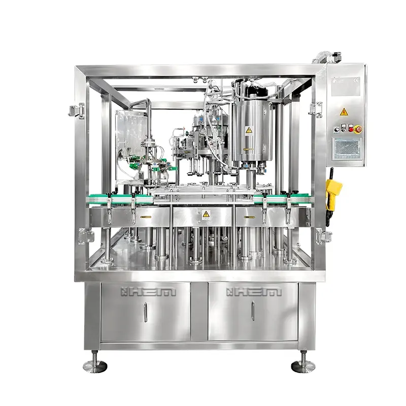 1000BPH Fully Automatic Beer Bottle Filling And Capping Machine For Beer Bottles