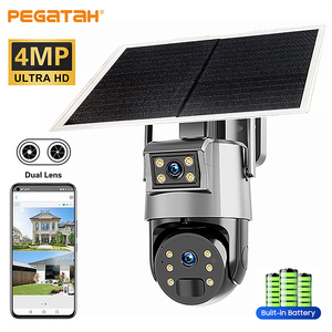 Precio de fábrica Solar Dural Camera Ubox 4G SIM Outdoor WiFi 8MP 4K IP Camara Panel solar CCTV Seguridad Batería PIR CCTV Camera - Product Image 2