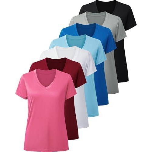 Lot de 7 : Noir, Bleu, Bleu Clair, Blanc, Gris Clair, Rose, Rouge Foncé