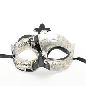 하이 퀄리티 플라스틱 DIY 파티 마스크 손으로 그린 베네치아 스타일 Half Face 가장 무도회 공 의상 할로윈 결혼식 직접 - Product Image 1