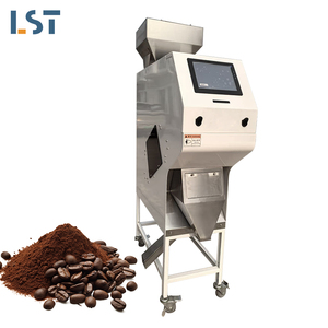 Máquina clasificadora de color CCD de alta eficiencia para clasificar granos de café, granos fabricados para separar colores, clasificador de granos