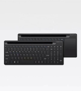 Black Layout Bt Wireless bluetooth <strong>Keyboard</strong> Qwerty and Touch Pad Wireless <strong>Keyboard</strong> for <strong>IOS</strong> Android Windows PC Tablet - Product Image 6