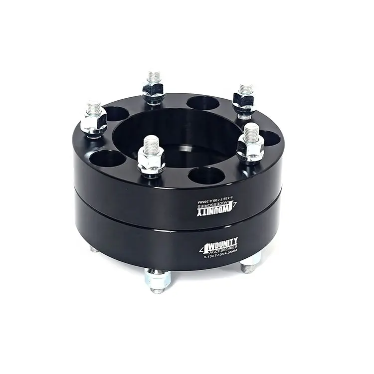 Espaçadores de roda de alumínio de 38mm, espaçadores centítricos de rodas de 5x139.7 para suzuki jiny