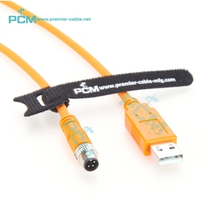 M8 4 pin maschio a USB-A maschio RS232 cavo di configurazione sensore seriale PLC programmazione compatibile malato 6034574 DSL-8U04G02M025KM1 - Product Image 5
