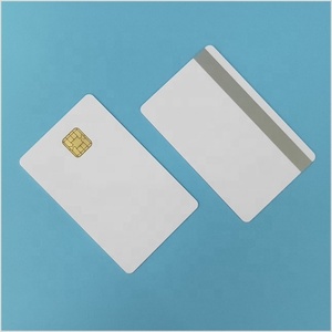 100% オリジナルj2a040ホワイトブランクカード、2トラックシルバー2750Oe Hico磁気ストライプjavaスマートカード (IDカードプログラム用) - Product Image 1