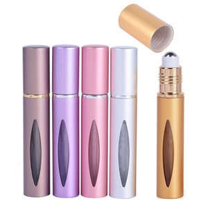 無料サンプルカスタマイズ5ml 8ml 10 ml 15ml空の詰め替え可能なファインミストミニガラスアルミニウムツイストアップスプレーアトマイザー香水瓶 - Product Image 6