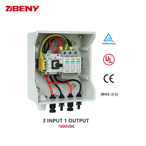 Beny Dc <strong>Combiner</strong> Box 3in1out 50a 1000v Ip66 <strong>Combiner</strong> 3 String Box With 5 Years Warranty CE TUV UL