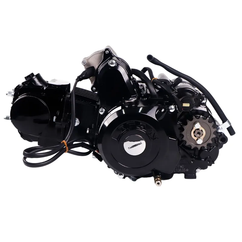 Lifan 70cc Motor oben montiert Elektrostarter und Kickstart automatische Kupplung geeignet für Gelände-Motorrad Motorrad Pitbike Motor