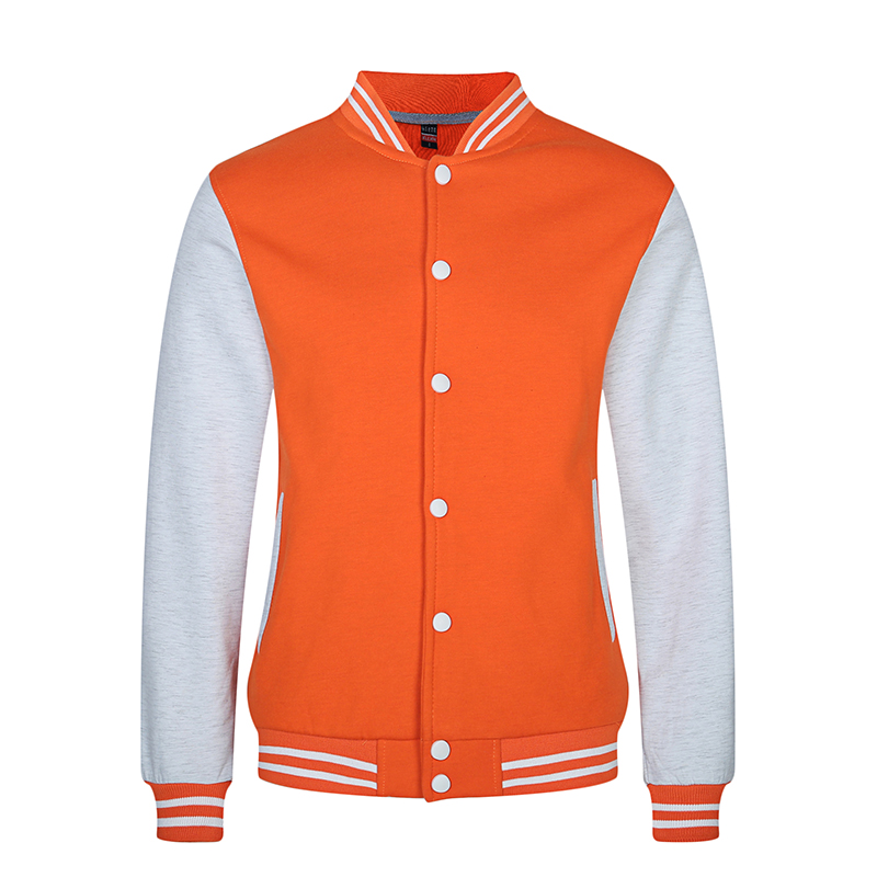 Orange manche gris manche