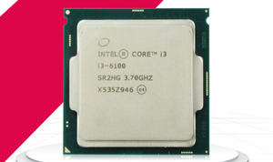 100% funktionieren der Intel-Prozessor kern verwendet i3 6100 3M Cache 51W Computer prozessor CPU für Desktop auf Lager