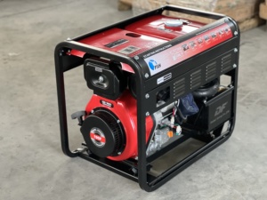 ディーゼル空冷発電機中国製タイプ5KVA 6KVA 8KVAオープンフレームキースタート付き - Product Image 2