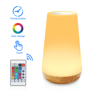 Lámpara de escritorio de lectura táctil Led con función remota de dormitorio, atenuación de Control remoto, fuente de luz multicolor Rgb, luz de lectura nocturna - Product Image 5