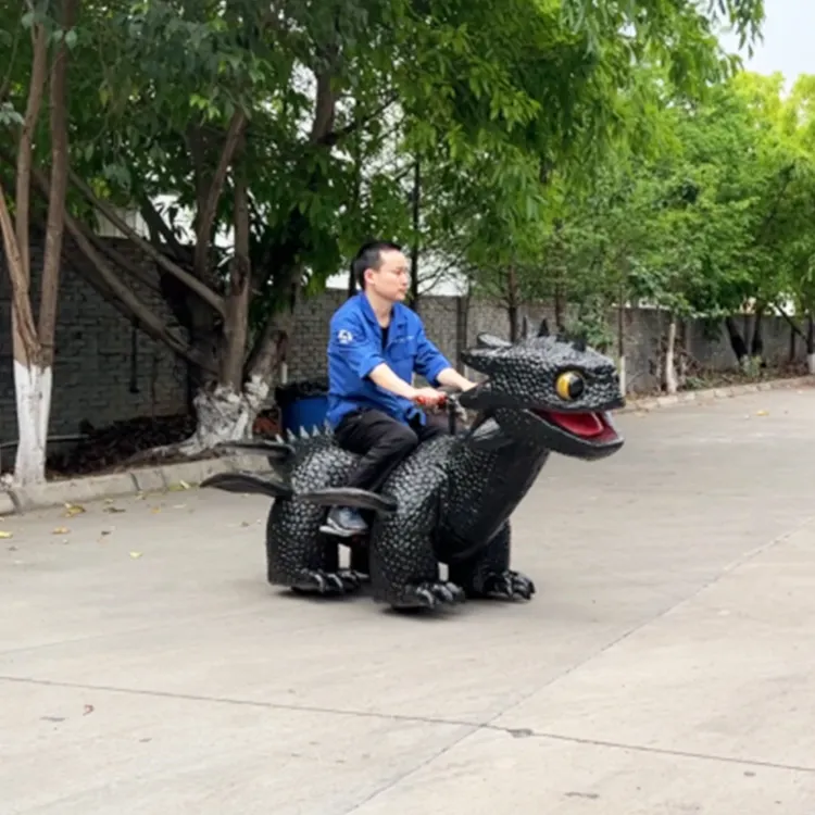 Centro comercial Niños Paseo Máquina Animatronic Motorizado Dragón Animal Paseo Scooter para la venta