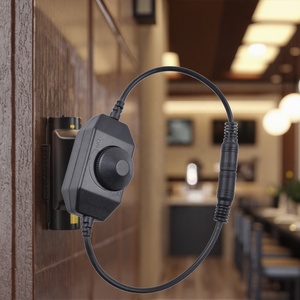 DC12/24V LED Strip <strong>Lights</strong> Dimmer <strong>Switch</strong> PWM Rotary Dimmer Controller Inline Dimmer <strong>Switch</strong> for LED String <strong>Lights</strong> Christmas <strong>Lights</strong> - Product Image 3