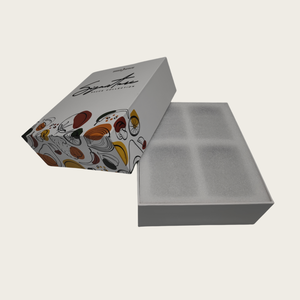 Beautiful Lid and Base Rigid Cardboard <strong>Box</strong> <strong>Nice</strong> Printing High Strength 4 Pack Jam Jar <strong>Gift</strong> <strong>Box</strong> Packaging - Product Image 4