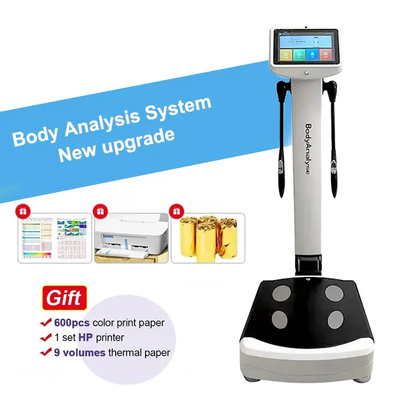 Composição corporal monitor e escala com sete fitness portátil gordura análise máquina