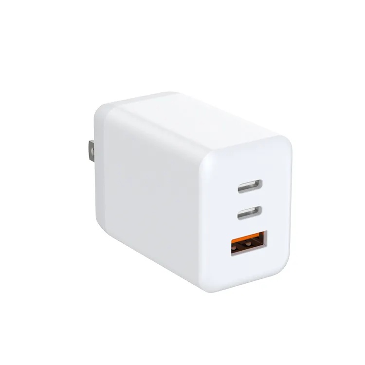 GaN USB-C caricabatterie rapido 2 porte PD PPS 65W 45W QC5 per iPhone 13 MacBook laptop Samsung HP Dell Lenovo