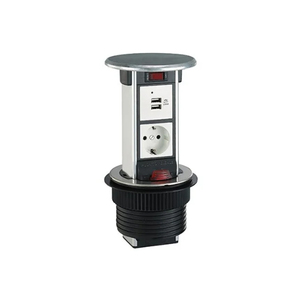 Manual pop/zócalo de escritorio de cargador inalámbrico salida USB hembra impermeable IP54 Mesa hembra - Product Image 1