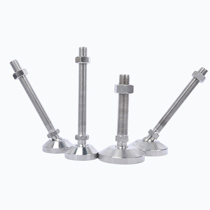 Foot Universal Furniture Legs Feet Leveller Leg <strong>Leveler</strong> Adjustable Anti Vibration Mount Leveling Foot M24 With <strong>Base</strong> Dia 80mm - Product Image 1