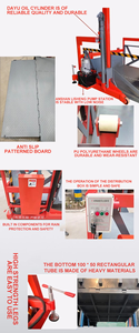 Capacità di carico e scarico della piattaforma di sollevamento 2 tonnellate per la piattaforma di scarico Mobile del contenitore - Product Image 6