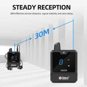 Er-mini UHF kablosuz kulak içi monitör sistemi profesyonel sahne yayın ses kartı açık, küçük konserler için, tiyatro - Product Image 6