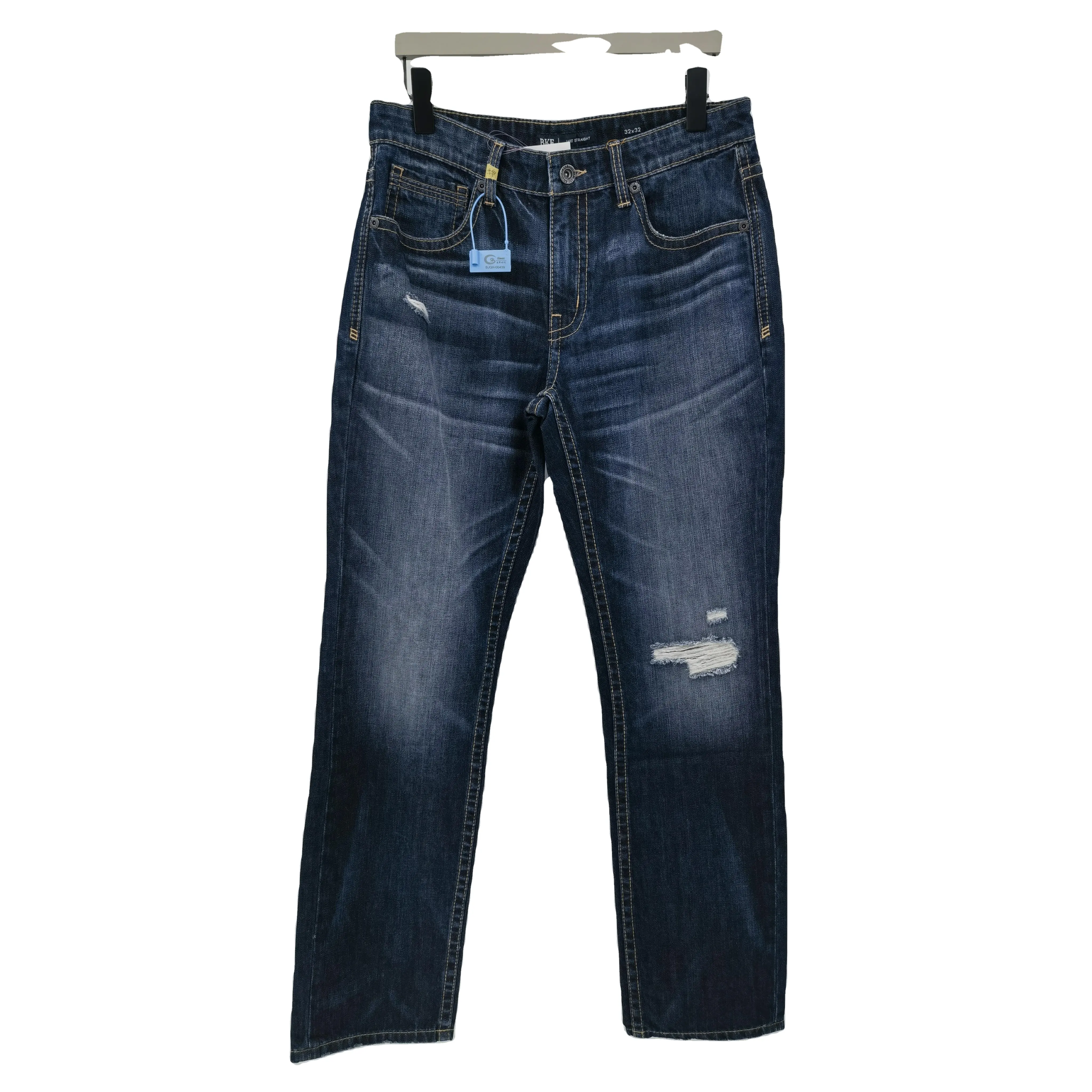 Veste courte en jean bleu Bangladesh pour homme cargo avec design jeans Guess Slim pour homme coupe régulière veste WALA