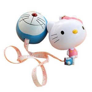 Mới lạ 2025 phim hoạt hình KT mèo tự động có thể thu vào băng đo đồ chơi trẻ em biện pháp sáng tạo <span class=keywords><strong>Hello</strong></span> <span class=keywords><strong>Kitty</strong></span> phụ kiện - Product Image 1
