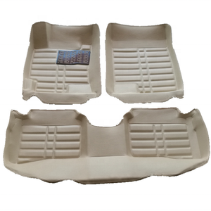 Japan 2021 New Design Car Rear and Front Floor Mat 3D Deep Dish Matting 5pcs/set PVC Look <strong>Black</strong>/Beige for Mitsushi <strong>Mirage</strong> G4 /At - Product Image 5