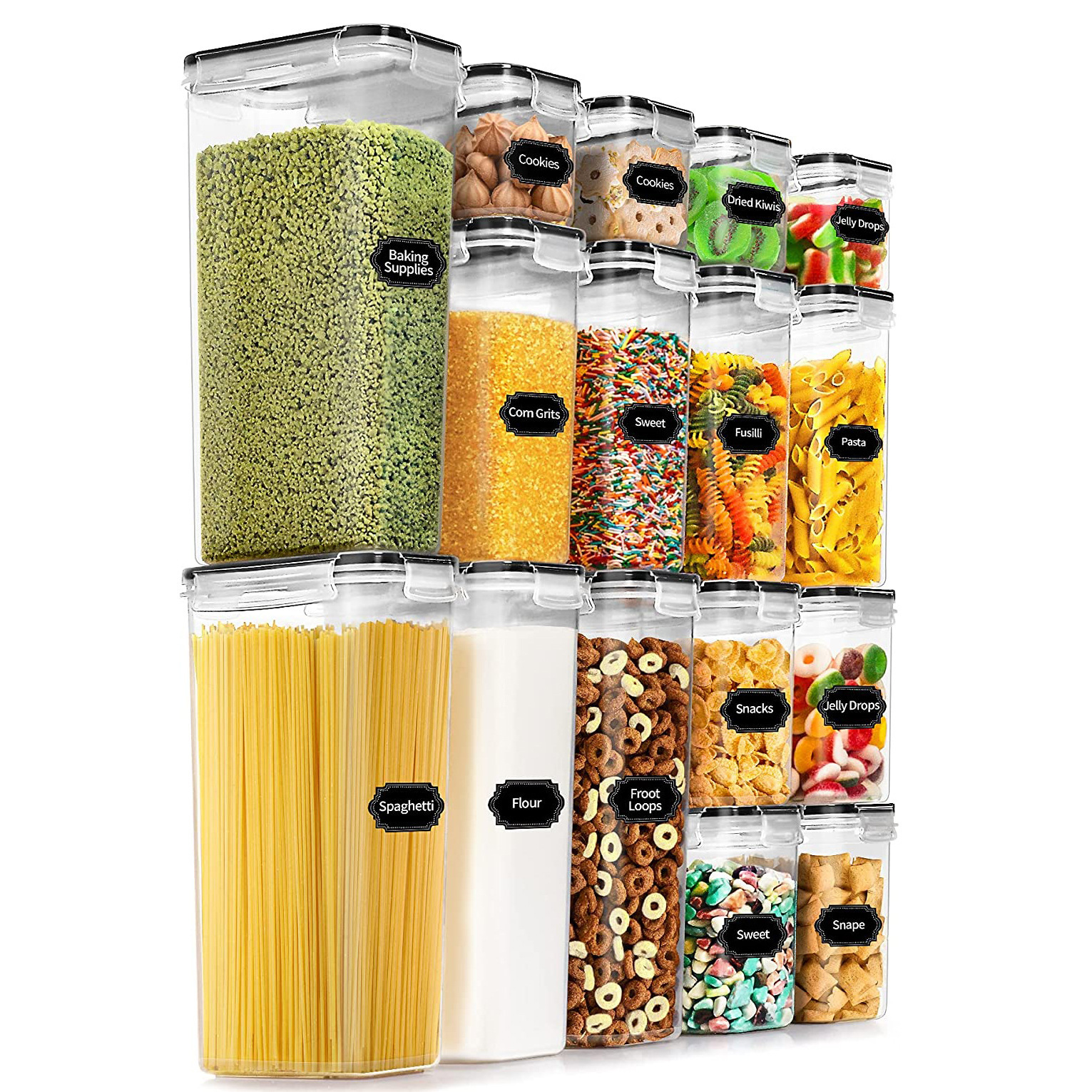 Coffret 16 pièces ++ autocollant + stylo blanc