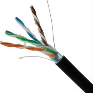 Açık UTP kedi 5e CAT6 jöle dolgulu Lan kablosu ethernet bakır kablo 23AWG 4Pairs katı LDPE ceket ağ kablosu - Product Image 1