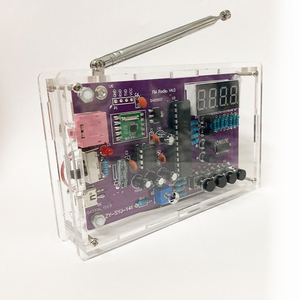 Kit di assemblaggio Radio FM FM display digitale a tubo per insegnare la produzione elettronica fai da te di parti di saldatura per microcomputer a chip singolo - Product Image 1