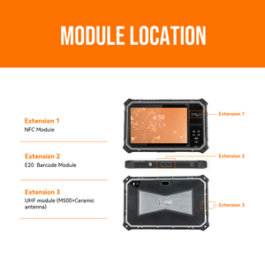 Odm/OEM t80ex 8 \ "độ phân giải cao công nghiệp ATEX nổ bằng chứng máy tính bảng NFC 2D Scanner IP67 không thấm nước với phần mềm nfr - Product Image 4